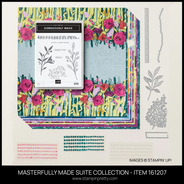 MASTERFULLY MADE SUITE COLLECTION - ITEM 161207 FROM STAMPIN' UP! ORDER FROM MARY FISH - STAMPIN' PRETTY - EARN TULIP REWARD