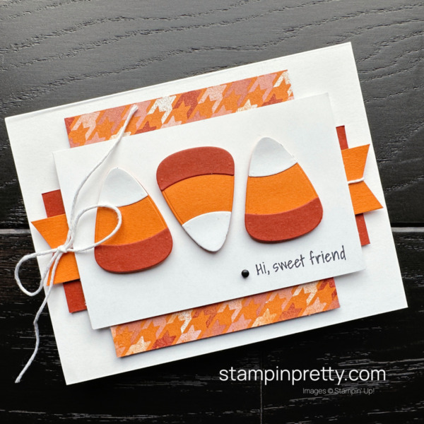Create a Candy Corn Card with the Tricks & Treats Bundle by Stampin' Up! Card by Mary Fish, Stampin' Pretty (2)