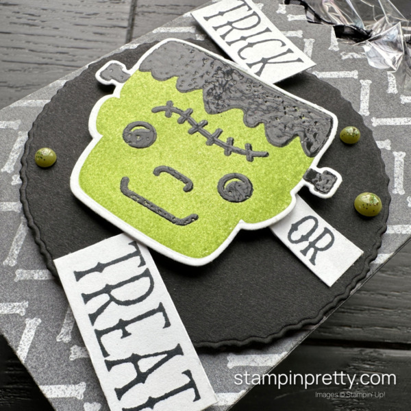 Create a cute halloween treat bag with Tricks & Treats Bundle from Stampin' Up! Created by Mary Fish, Stampin' Pretty (1)