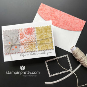 Create this Note Card with the Softly Stippled Designer Series Paper from Stampin