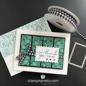 Create a screen card with Sunny Days Designer Series Paper by Stampin' Up! Card by Mary Fish, Stampin' Pretty