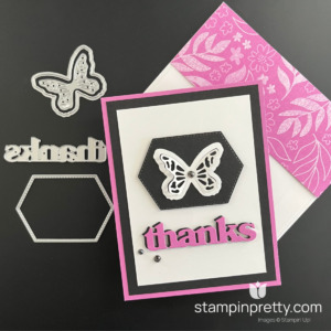 Create a Thanks Card using the NEW Petunia Pop In Color by Stampin
