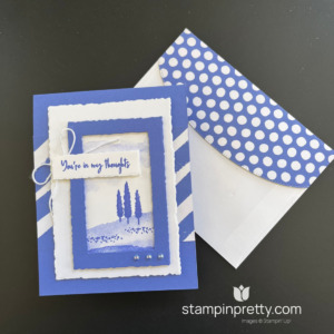 Create this sympathy card with the Hills of Tuscany Stamp Set and Orchid Oasis In Color - Mary Fish, Stampin Pretty