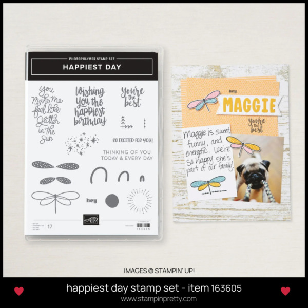 happiest day stamp set - item 163605 by Stampin Up! - BUY ONLINE WITH MARY FISH STAMPIN PRETTY - EARN TULIP REWARDS