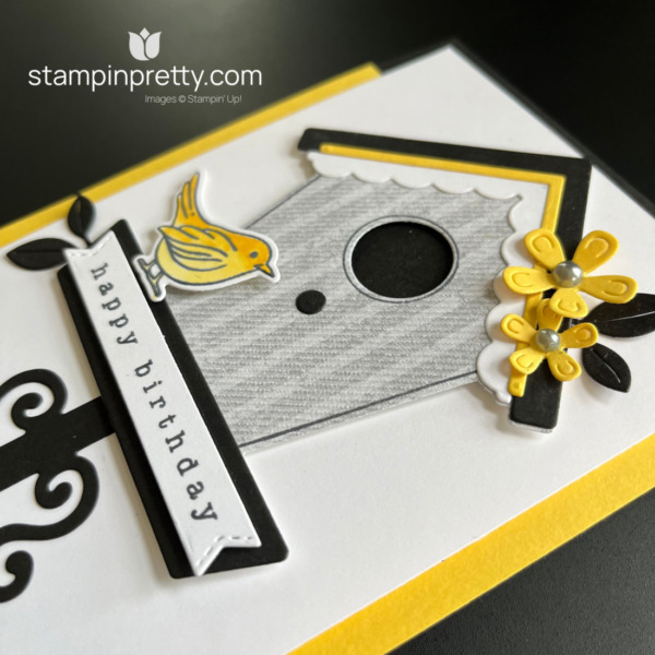 Create a Happy Birthday Card using the Country Birdhouse Bundle by Stampin' Up! Card by Mary Fish, Stampin' Pretty (2)