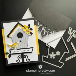 Create a Wonderful Happy Birthday Card using the Country Birdhouse Bundle by Stampin' Up! Card by Mary Fish, Stampin' Pretty