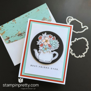 Create this card using the Country Flowers Bundle by Stampin' Up! Card by Mary Fish, Stampin' Pretty