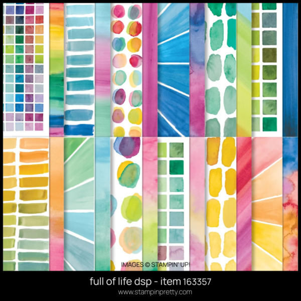 full of life dsp - item 163357 by Stampin Up! - BUY ONLINE WITH MARY FISH STAMPIN PRETTY - EARN TULIP REWARDS