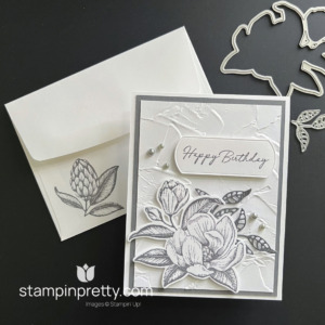 Create a Birthday Card with the Magnolia Mood Bundle by Stampin' Up! Card by Mary Fish, Stampin' Pretty