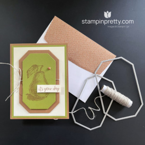 Design a Quick & Simple card with the Penciled Pear Stamp Set by Stampin' Up! Card by Mary Fish, Stampin' Pretty (1)