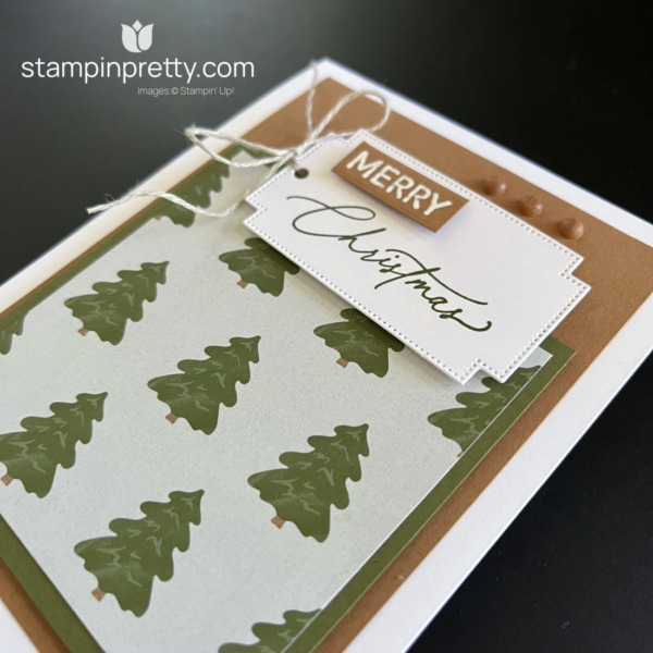 Create this Simple Christmas Card with the Greetings of the Season Bundle by Stampin' Up! Mary Fish, Stampin' Pretty (2)