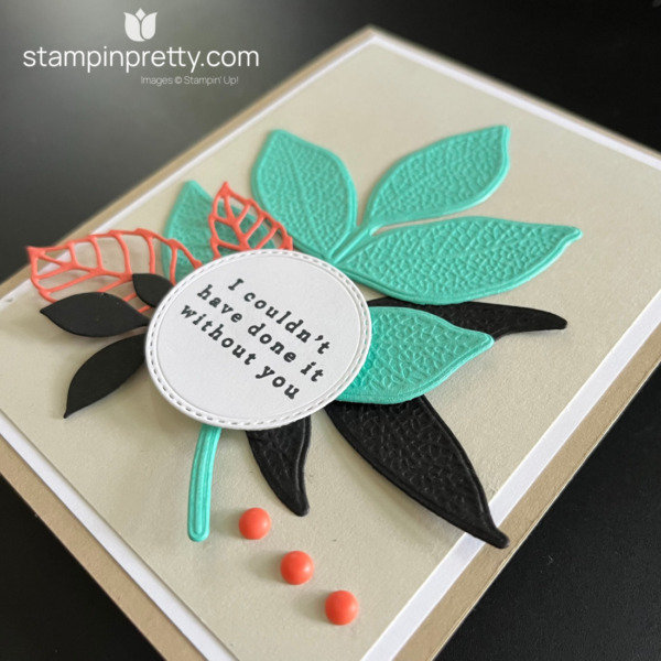 Create this friend card using the NEW Changing Leaves Bundle by Stampin' Up! Card by Mary Fish, Stampin' Pretty (3)