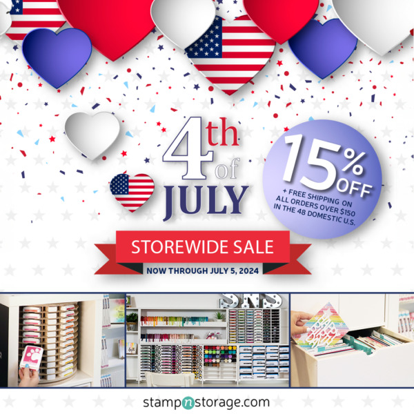 Stamp-n-Storage 4th of July Storewide Sale 2024