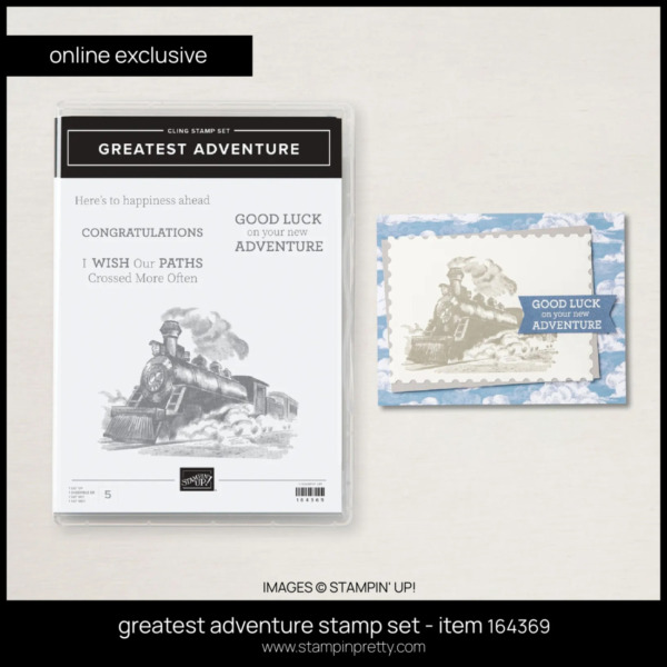 greatest adventure stamp set - item 164369 FROM STAMPIN' UP! ORDER FROM MARY FISH - STAMPIN' PRETTY - EARN TULIP LOYALTY REWARD