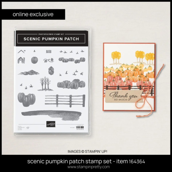 scenic pumpkin patch stamp set - item 164364 FROM STAMPIN' UP! ORDER FROM MARY FISH - STAMPIN' PRETTY - EARN TULIP LOYALTY REWARDs