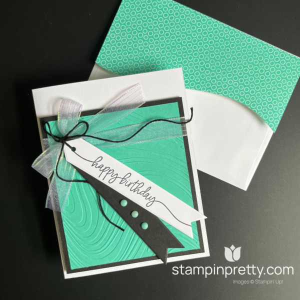 Create this birthday card with the Sweetly Scripted Stamp Set by Stampin' Up! Mary Fish, Stampin' Pretty