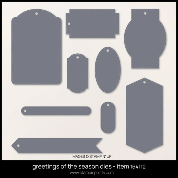 greetings of the season dies - item 164112 by Stampin Up! - BUY ONLINE WITH MARY FISH STAMPIN PRETTY - EARN TULIP REWARD