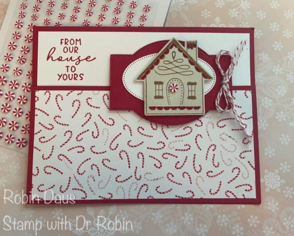 A Stampin' Pretty Pals Sunday Project Showcase Pick Humble Home Holiday Card - Robin Daus