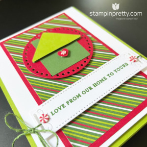 Make this Cute Holiday Card with the Humble Home Punch from Stampin' Up!- Step by Step Tutorial and Card Design by Mary Fish, Stampin' Pretty (3)