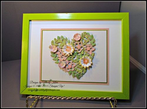 Pals Paper Crafting Card Ideas Heart Frame Mary Fish Stampin Pretty StampinUp